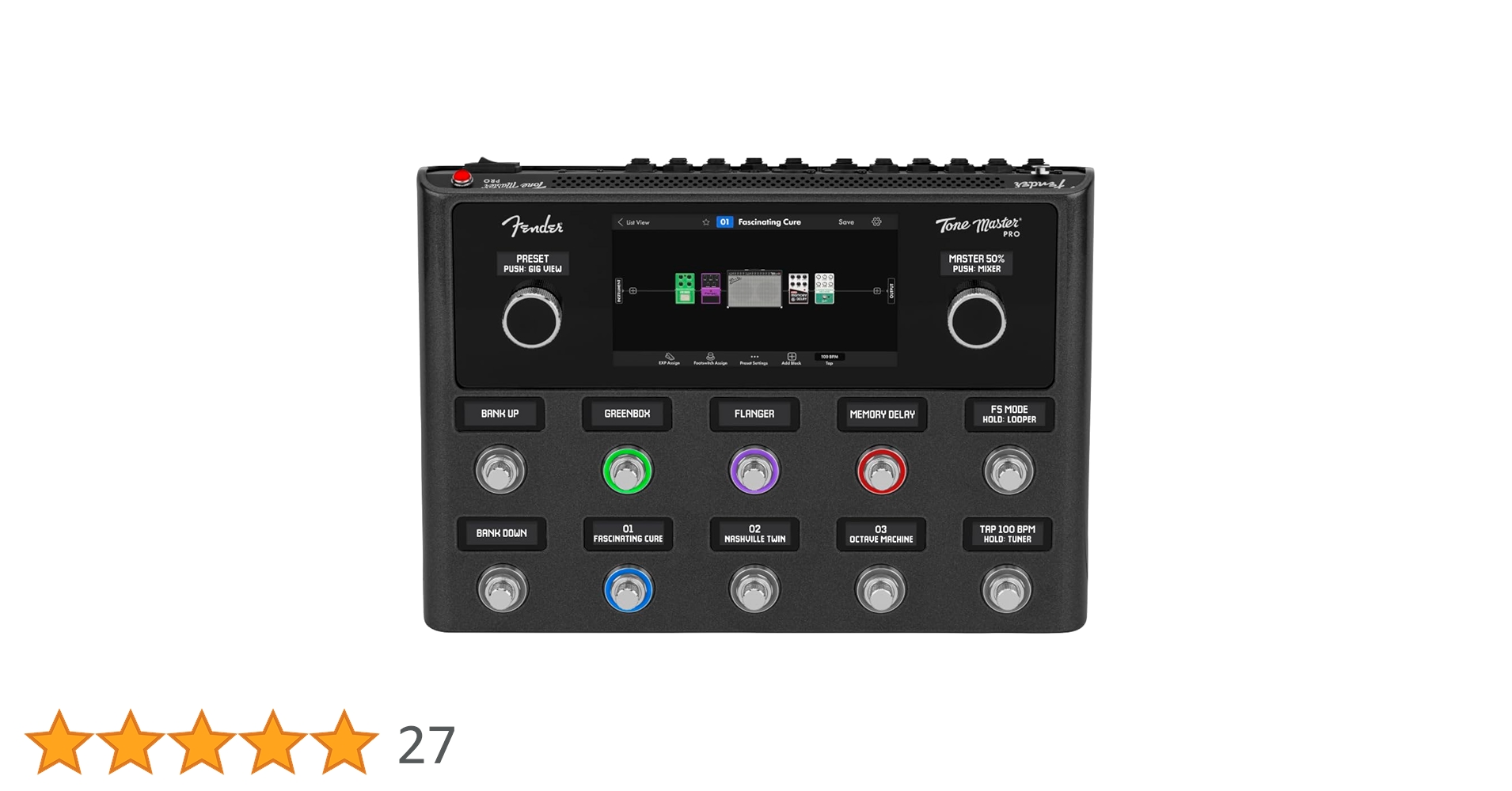 Amazon.co.jp: Fender Tone Master Pro マルチエフェクトギターワーク